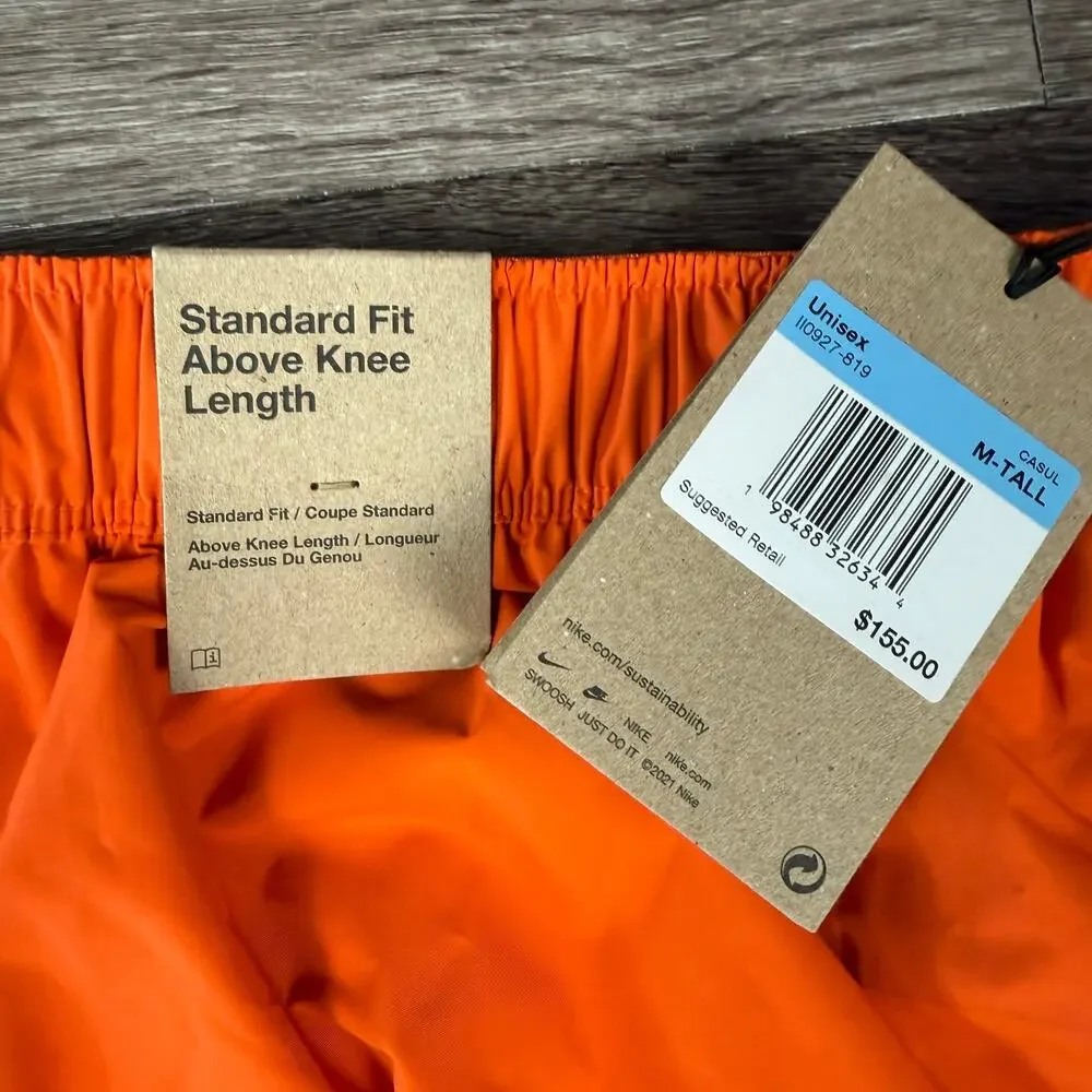 Nike ACG Morpho Storm-FIT ADV Wrap Skirt Orange Medium Tall MT II0927-819 New